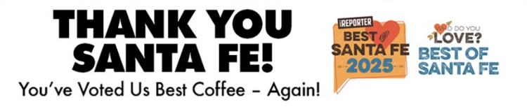 Ohori's Voted Best Coffee of Santa Fe!